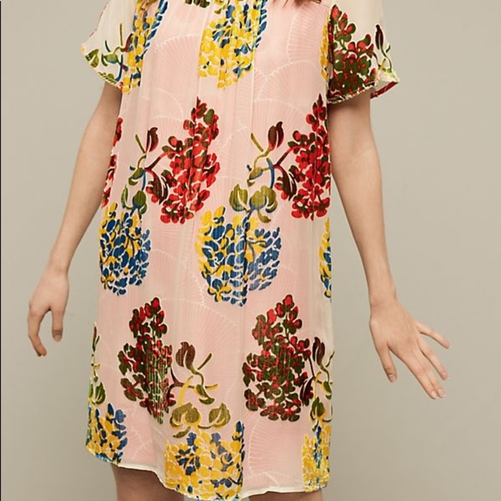 Flower Market Velvet Dress